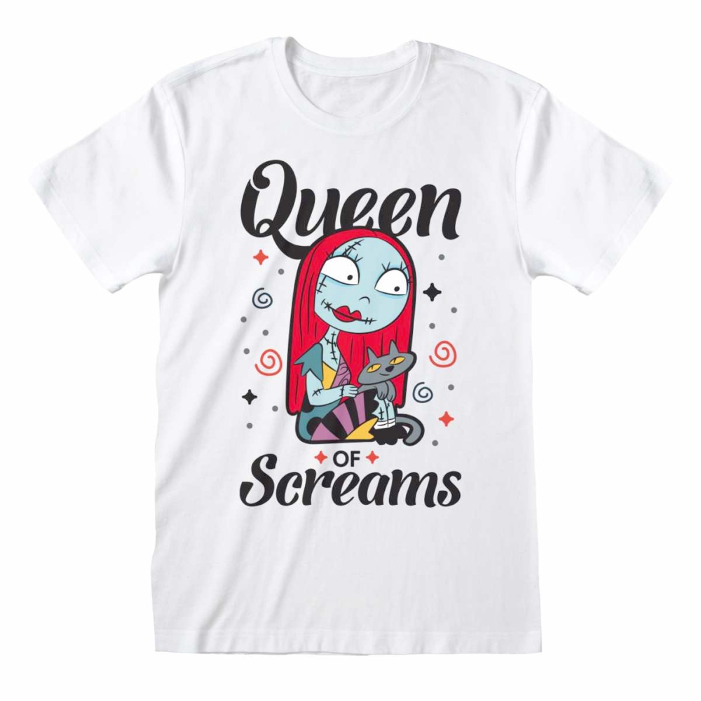 Disney The Nightmare Before Christmas - Queen Of Screams Herren T-Shirt - Weiß